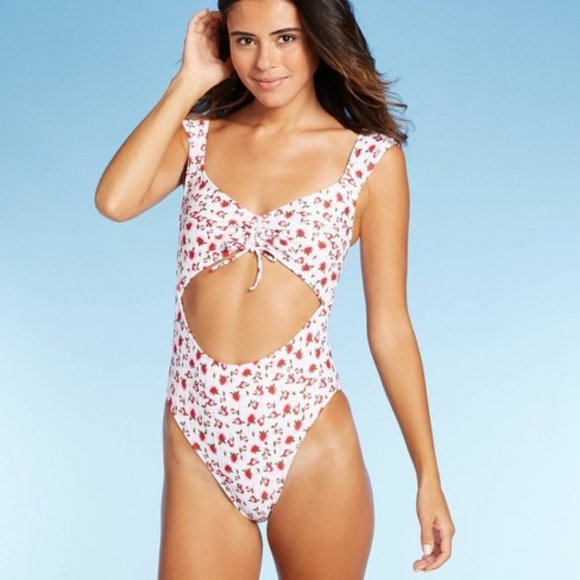 Xhilaration Other - 🏆XHILARATION Cut Out Keyhole Monokini Sz L Cute!